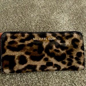 Michael Kors Selma Calf Hair Wallet